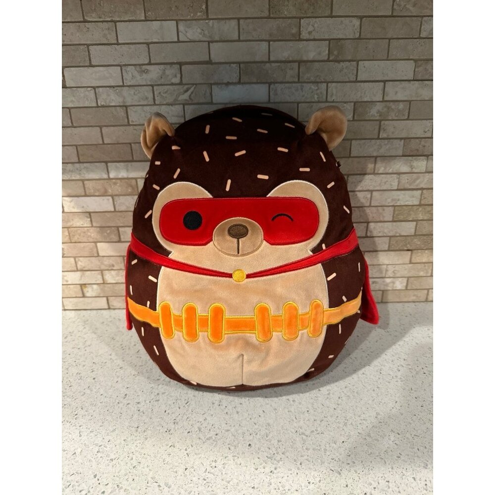Squishmallows Hans The Hedgehog Superhero 2023 Halloween 12 Inch Plush